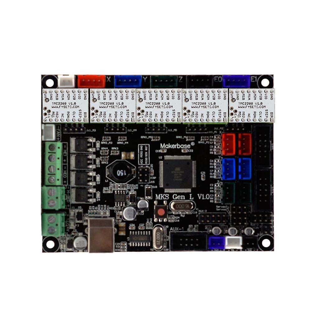 3D Printer Controller Board Motherboard +5pcs TMC2208 Driver+5 Heat sink Set