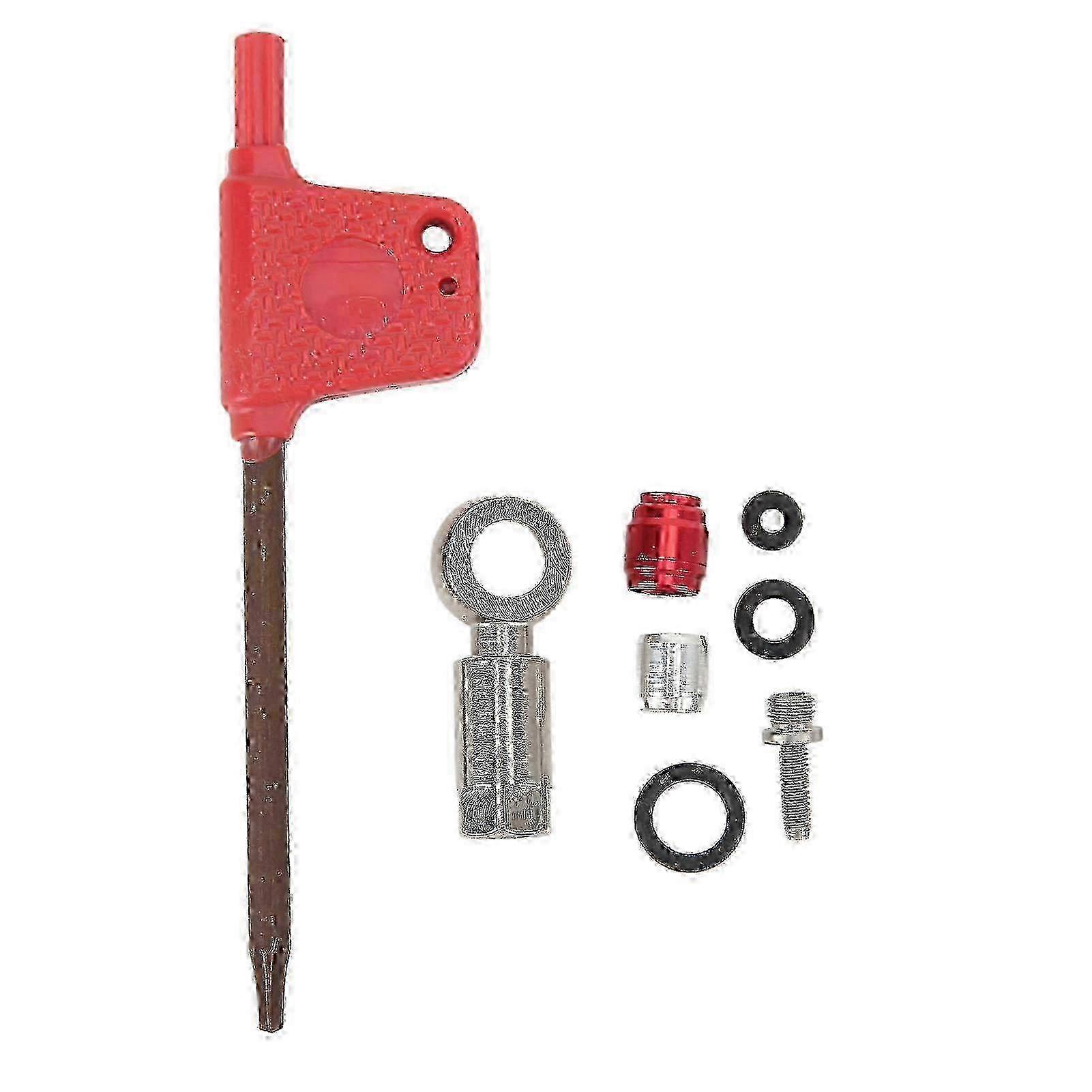 Kit de clés à vélo pour SRAM LEVEL avec insert olive, réparation DIY T8 rouge