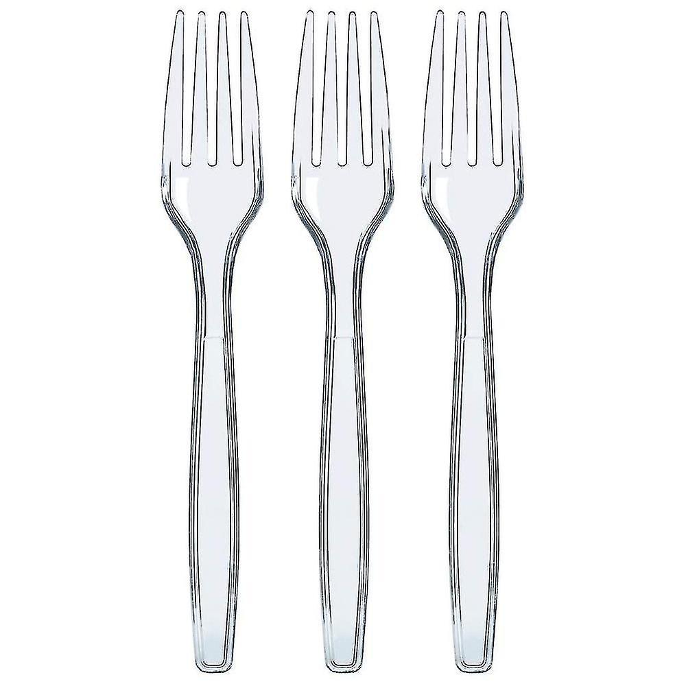 Disposable Clear Plastic Cutlery Disposable Utensils (forks)