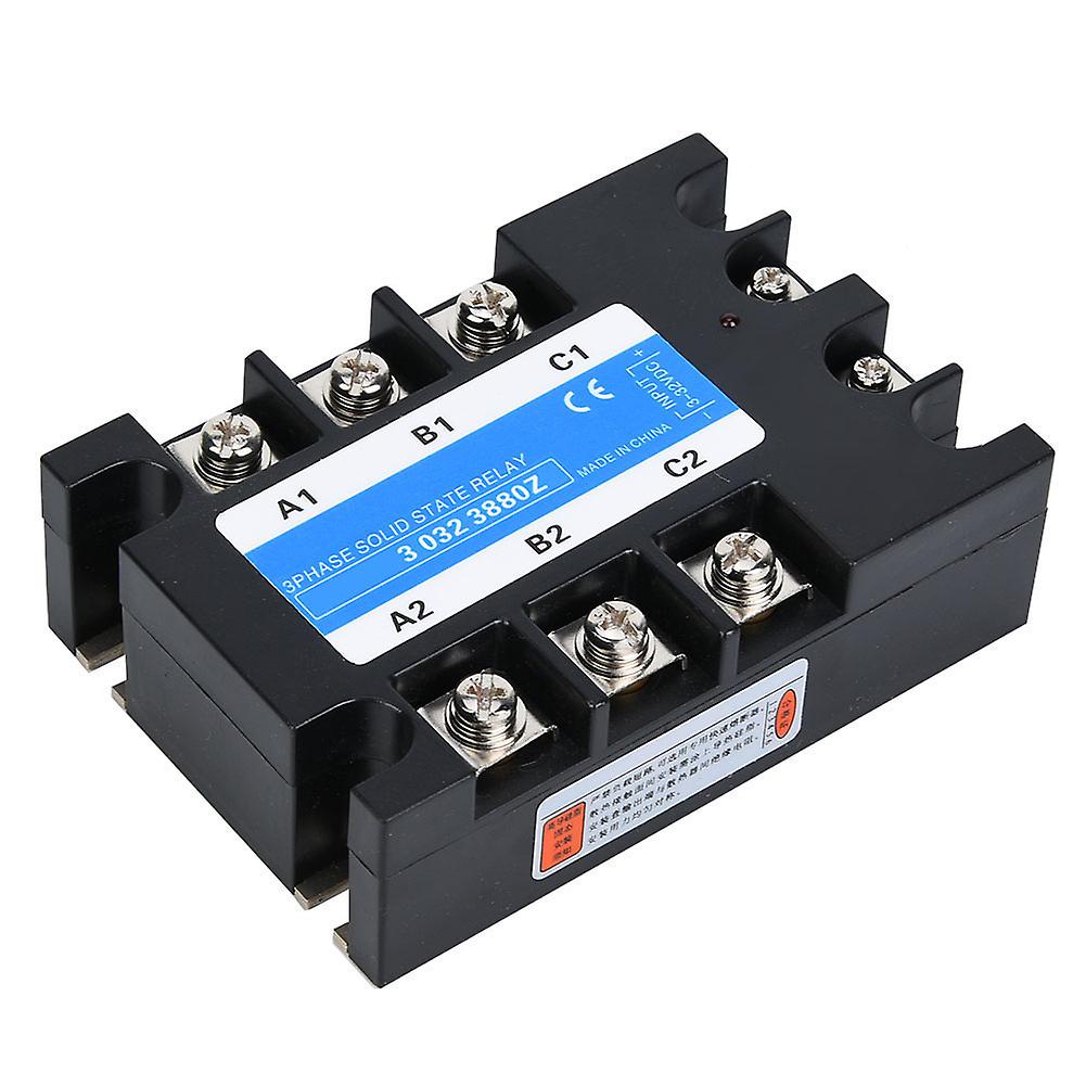 Three Phase Solid State Relay 3-32VDC Input DC AC Electrical Equipment for CNC Machinery(BERM-3 032 3880Z(80A) )