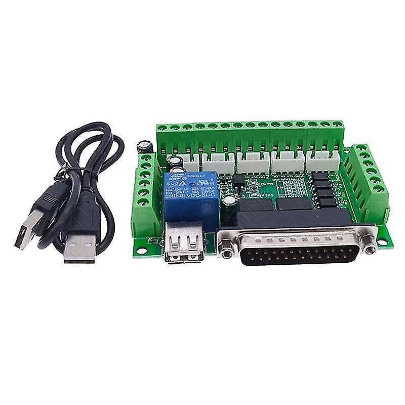 Driver Board For Engraving Machine 5 Axis Cnc Breakout Board With Optical Coupler For Stepper Motor