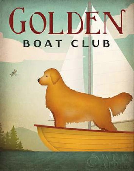 Golden Sail Poster