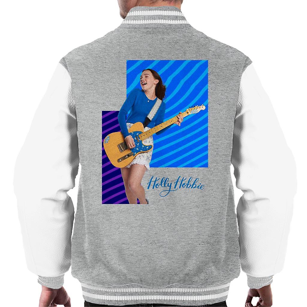 Holly Hobbie Playing Guitar Men's Varsity Jacket