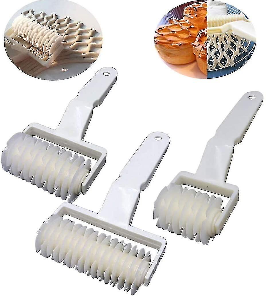Grid Rolling Pin- Plastic Lattice Roller Cutter for Cooking