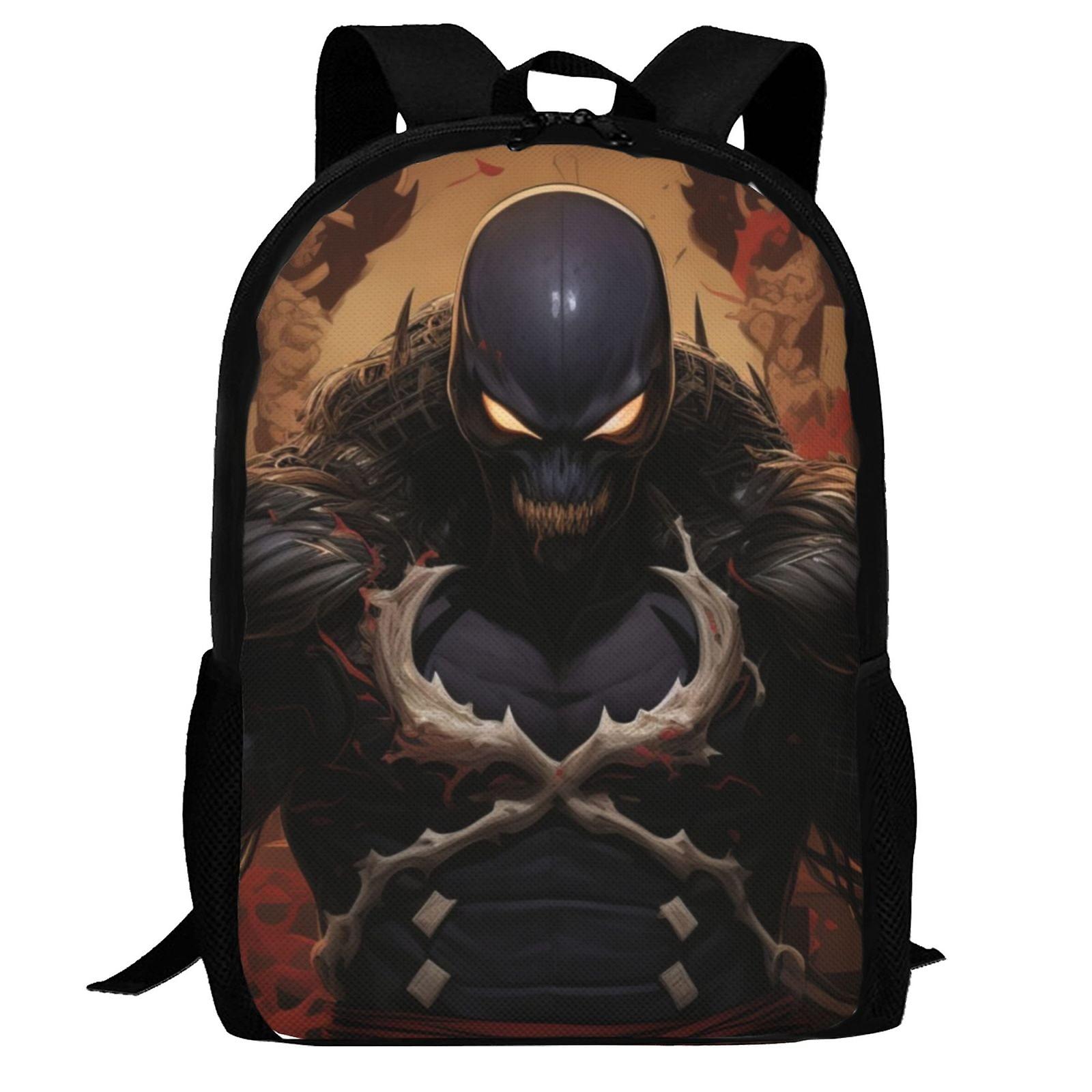 Venom Backpack,3d Print Laptop Backpack Lightweight Casual Daypack Bookbag Multi-Function Travel Backpack