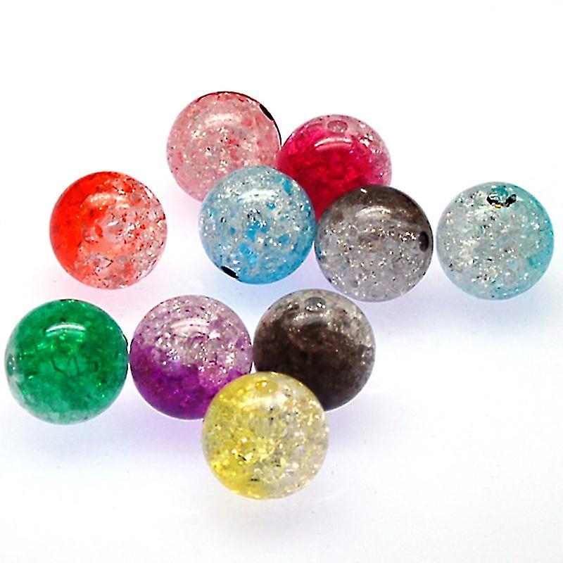 200pcs Cracked Beads