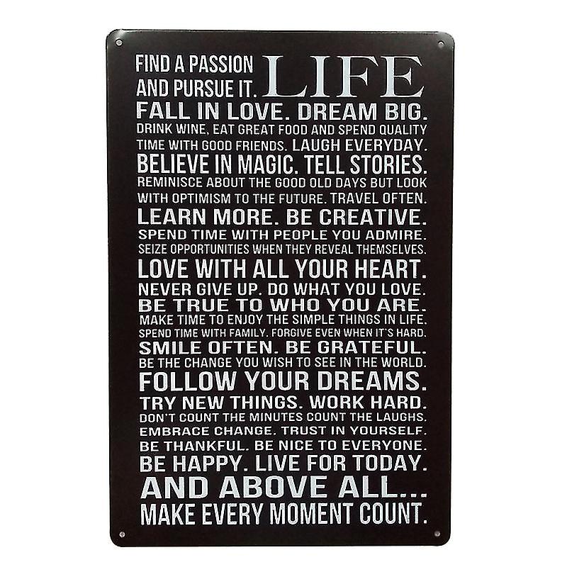 Upgrade 1pcs Practical Iron Sign Painting