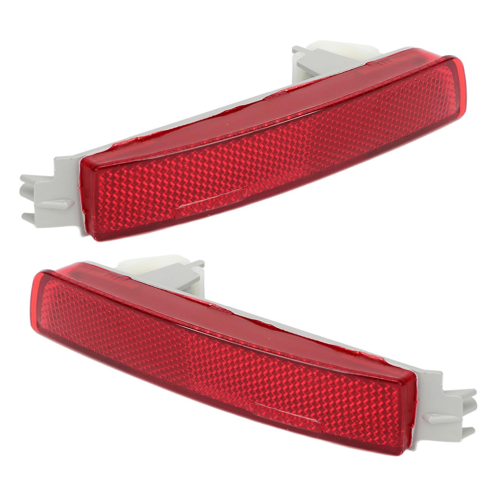 Bumper Reflector Set 265605C000 Rear Left Right Smooth Surface Replacement For Infiniti QX70 Base FX35 Base 