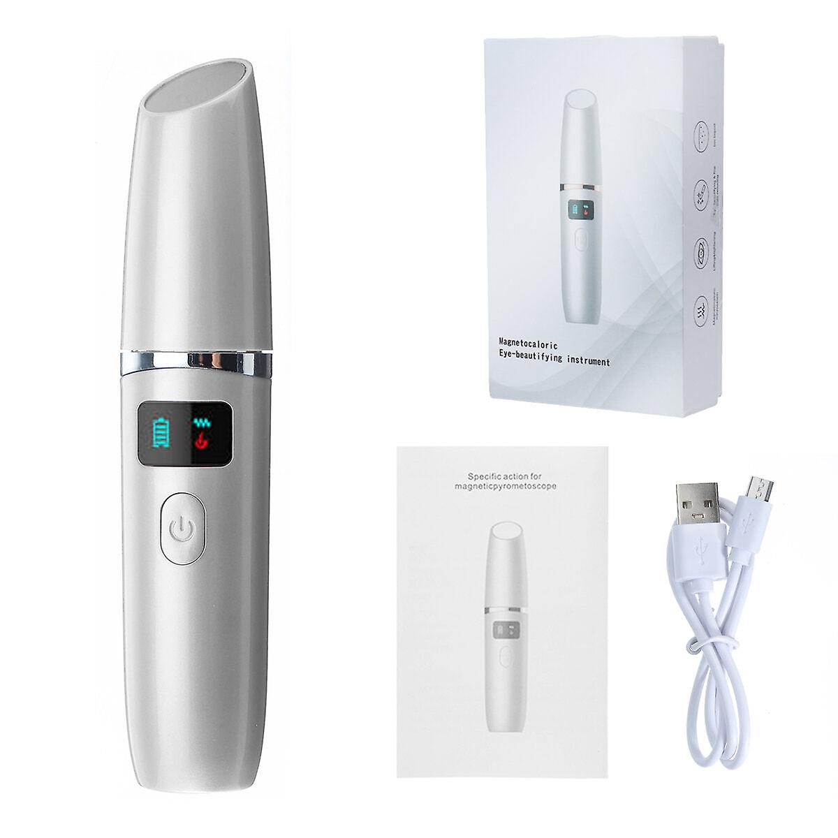 5V Usb Rechargeable Electric Vibration Heat Eye Face Massager Anti Wrinkle Dark Circle