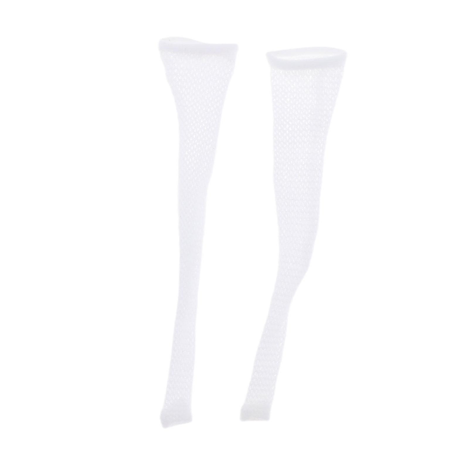 1/12 Actionfiguren Strümpfe Cosplay Puppendekor Handgemachte Puppenkleidung weiß