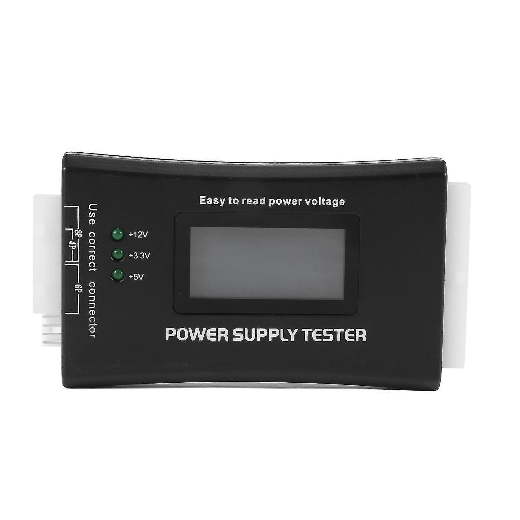 20+4 Pin Lcd Power Supply Tester For Atx, Itx, Btx, Pci-e, Sata, Hdd