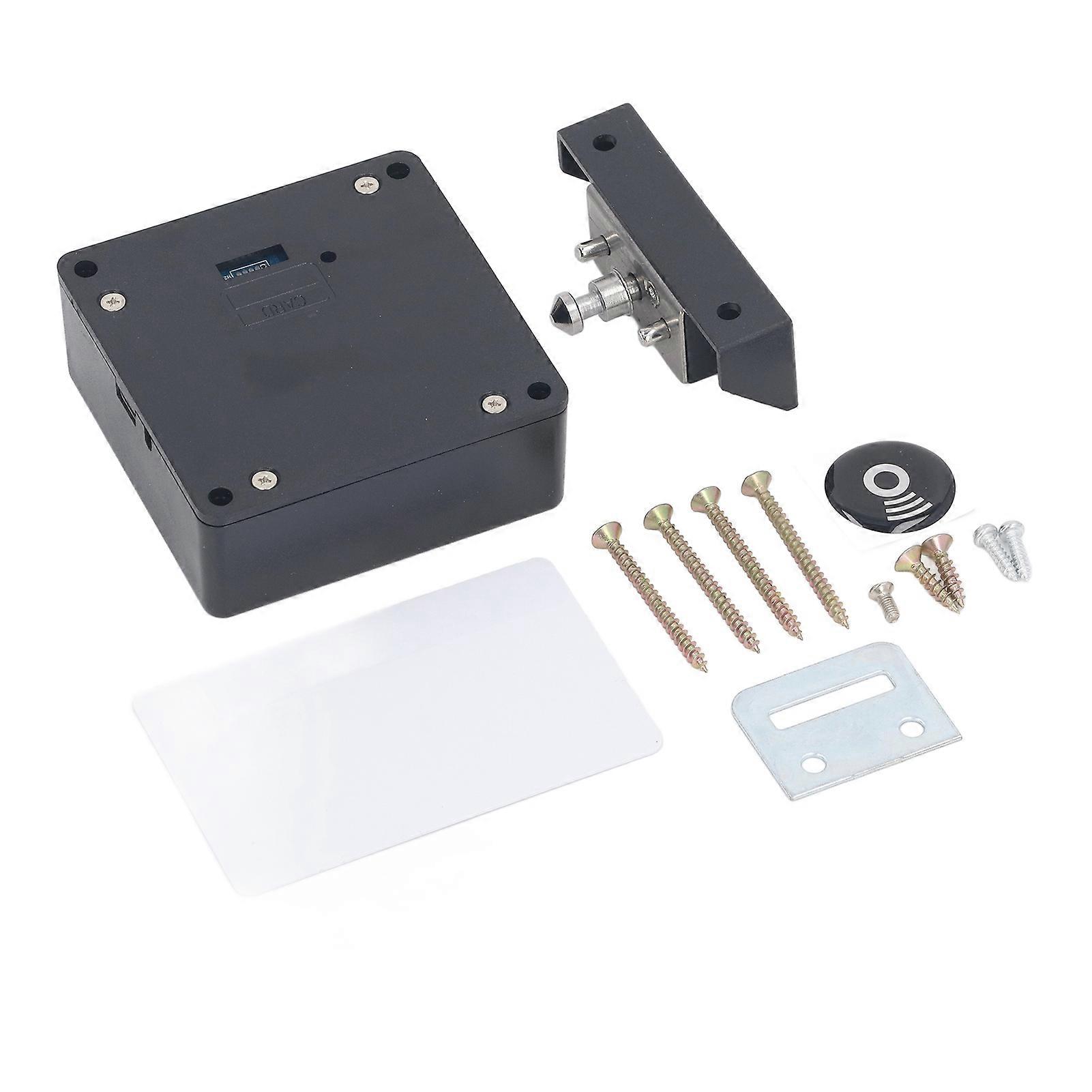 DIY-skåpslås hålfritt ABS elektronisk sensor RFID osynligt skåplås för skåp garderober