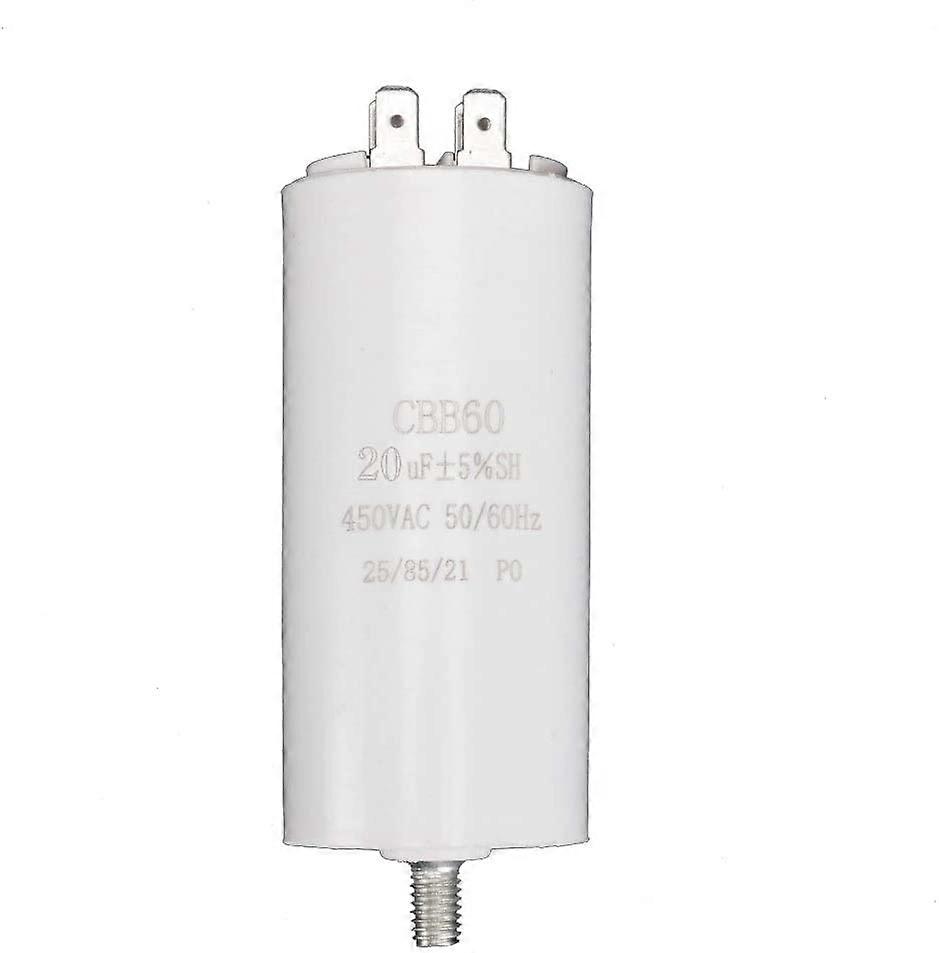 20UF CBB60 Double Insert Molded Capacitor (with Screw Bottom) Capacitor Motor Operation Start Capacitor Frequency 50/60Hz 450VAC