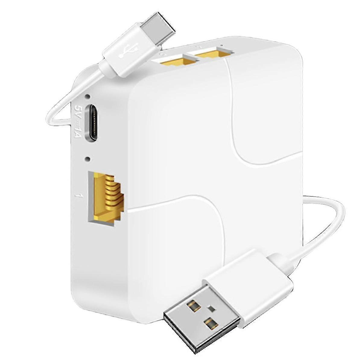 New Gigabit One-To-Four Splitter 1000Mbps Network Distributor Switch Extender Built-in Switching Ch