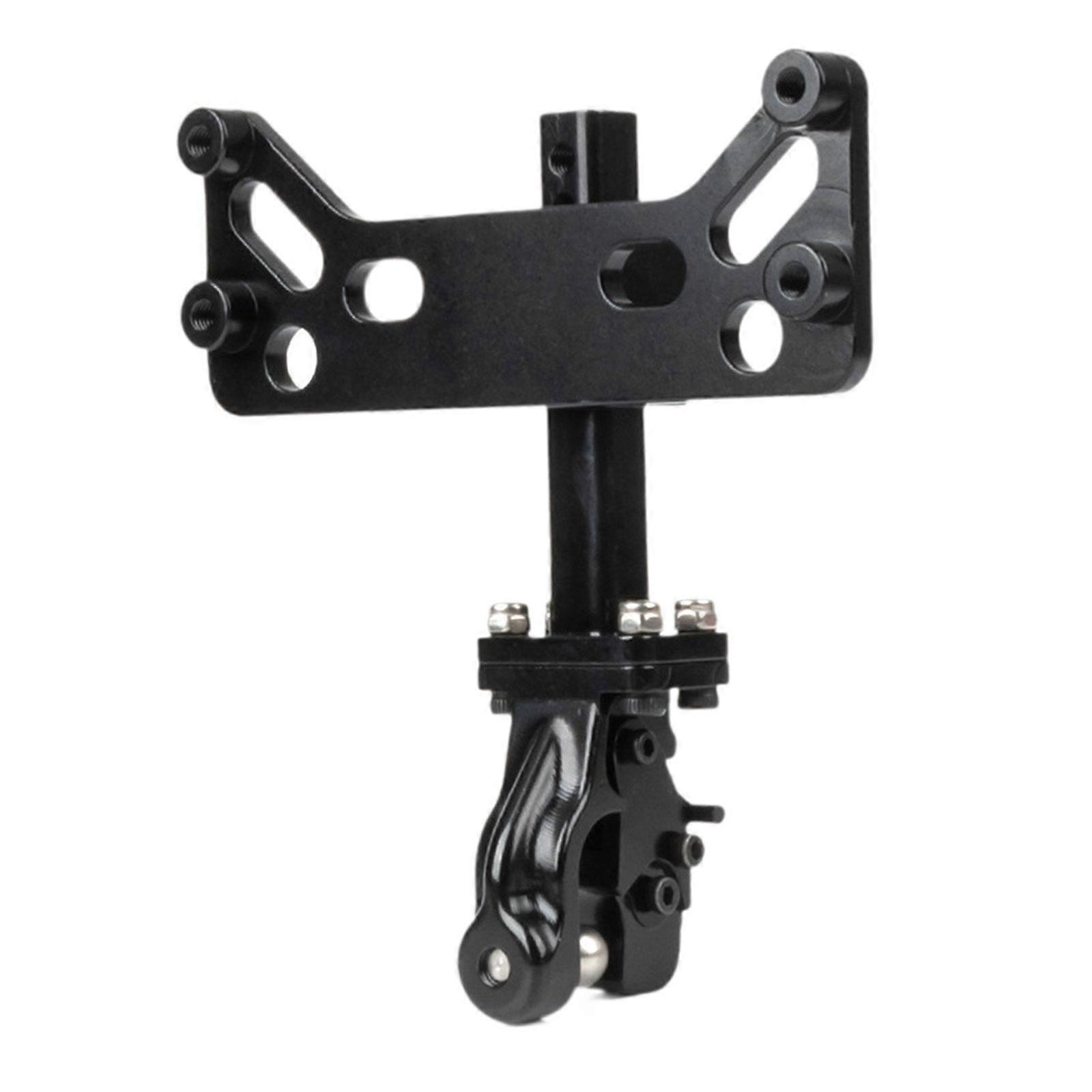 RC Car Adjustable Drop Hitch Receiver for 1:6 Scale RC Crawler Car Truck Toy Black