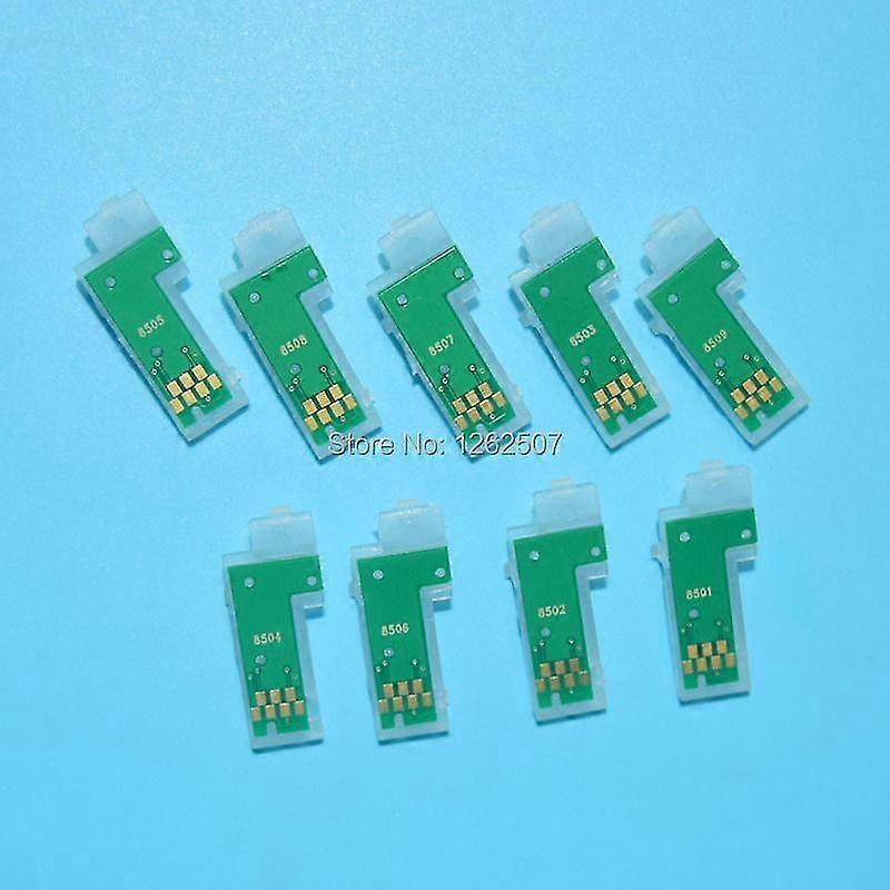 hg T5801-T5809 9Colors Compatible Chips Sensor For Epson Stylus PRO 3800 Printer Refillable Ink Cartridges