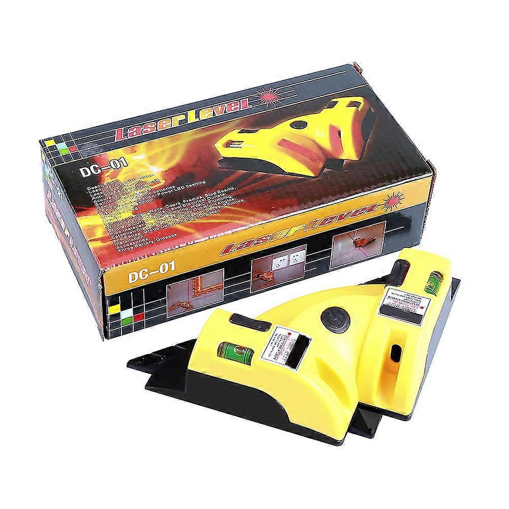 Right Angle 90 Degree Vertical Horizontal Line Laser Level Projection Layout Tool-YM_Sep