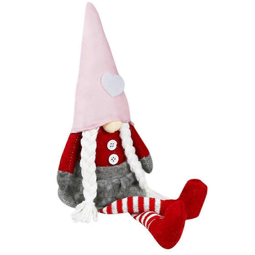 Holiday Ornaments Plush Doll Nordic Faceless Gnome Dwarf Ornament Valentine's Day Christmas Decorati