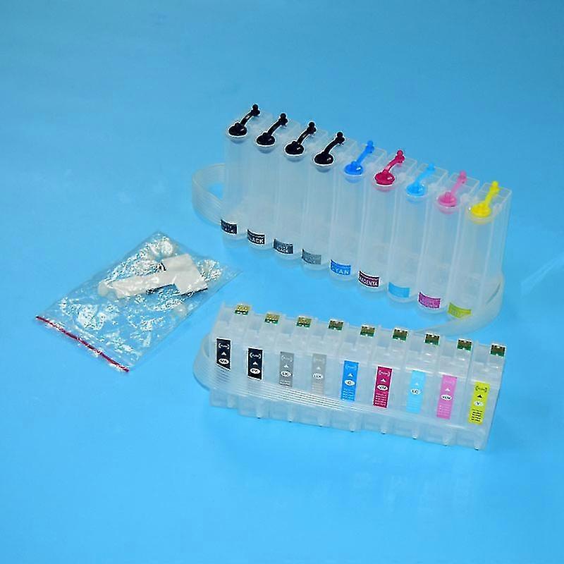 unique 9 Color Bulk Ciss T157 T1571-T1579 for Epson Stylus photo R3000 Printer with ARC chip