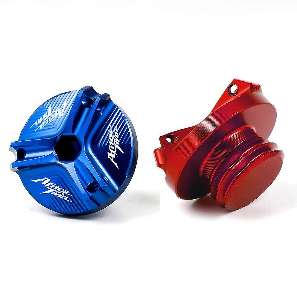 Couvercle Réservoir Frein Et Bouchon Huile Moto Africa Twin CRF1000/1100L | Aluminium CNC | Noir