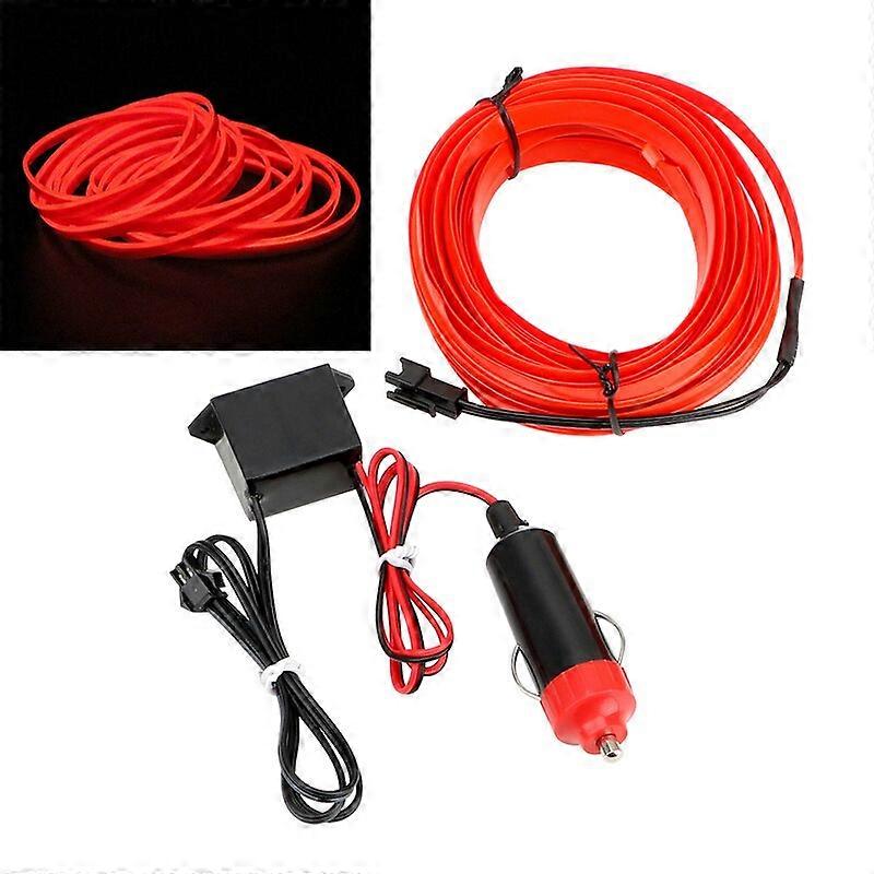 1/2/3/5m LED Strips Car Interior Decorative Lamp RGB Lighting Neon Ambient Light Caravan Automotive Accessories Universal 12V Motor Vehicle Lighting