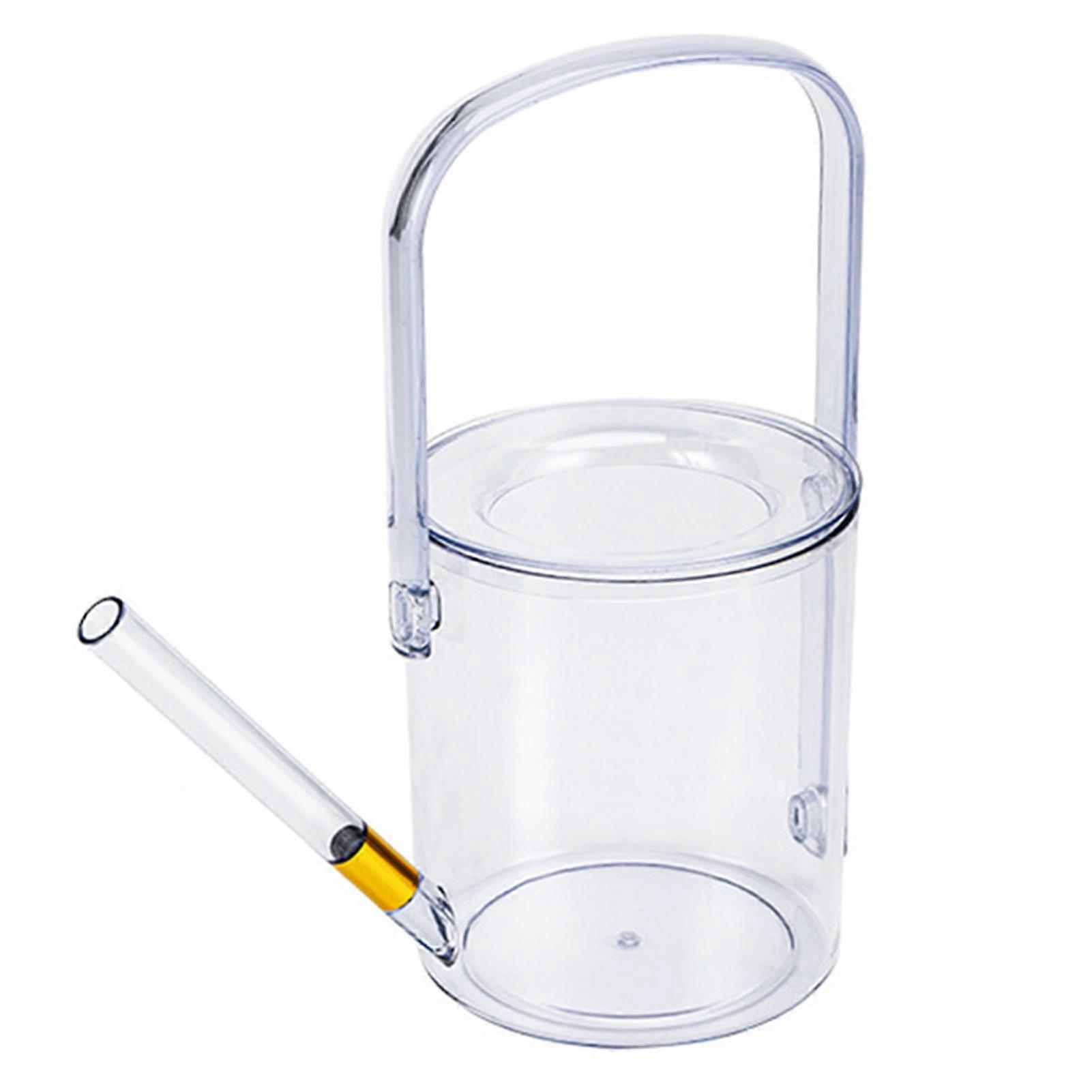 1000ml Transparent Plant Watering Pot Multipurpose Long Mouth Spray Kettle for Home Garden