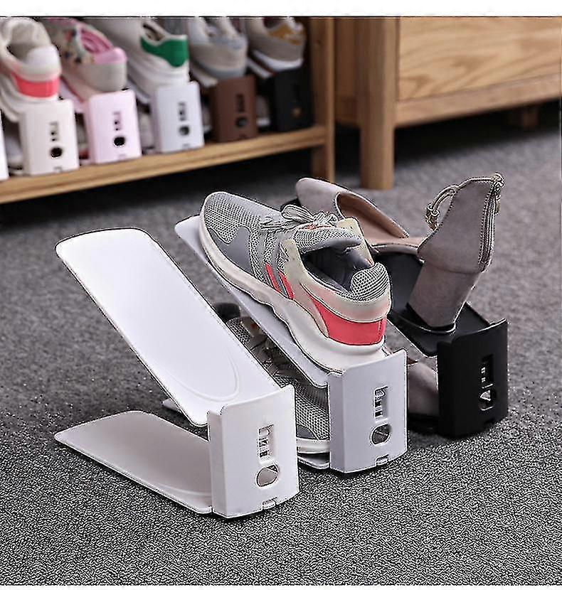 shoe slots organizer, shoe rack adjustable shoe stacker space