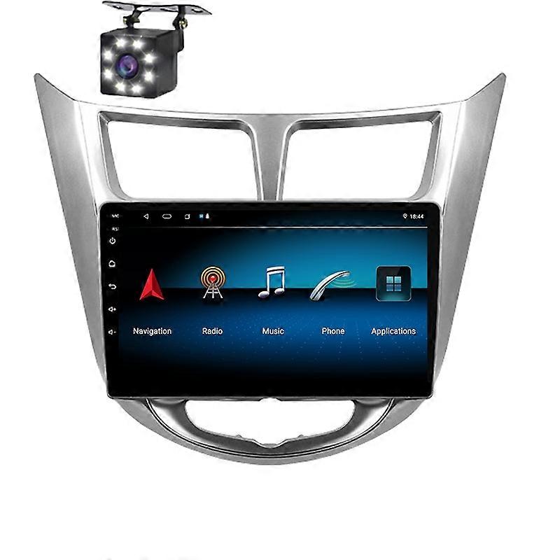Car Radio Android 14 For Hyundai Solaris Verna Accent 1 2010-2016 Auto Multimedia Player