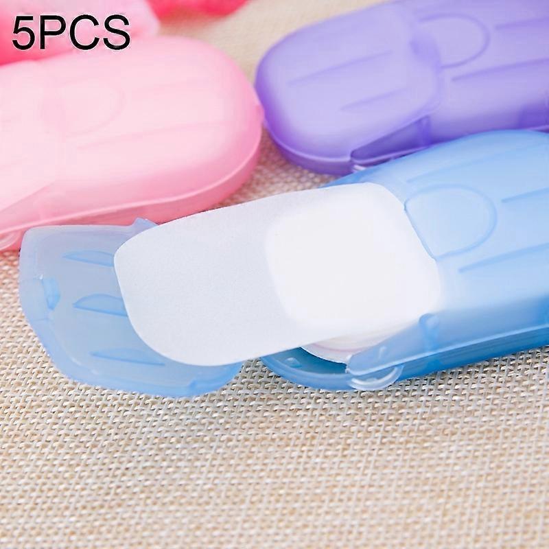 5 PCS Disposable Boxed Soap Paper