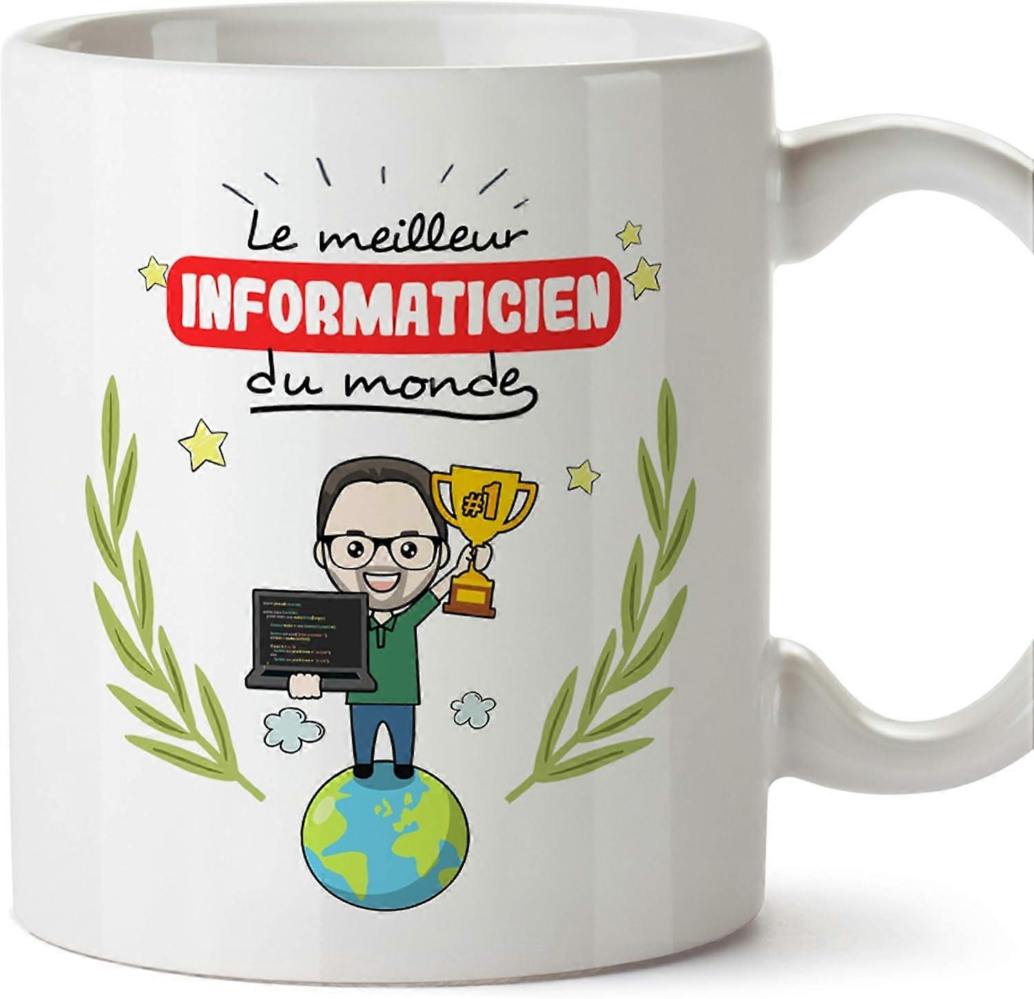 (Mug in French) Person who is Dedicated to Computer Science 330 ml Design 428