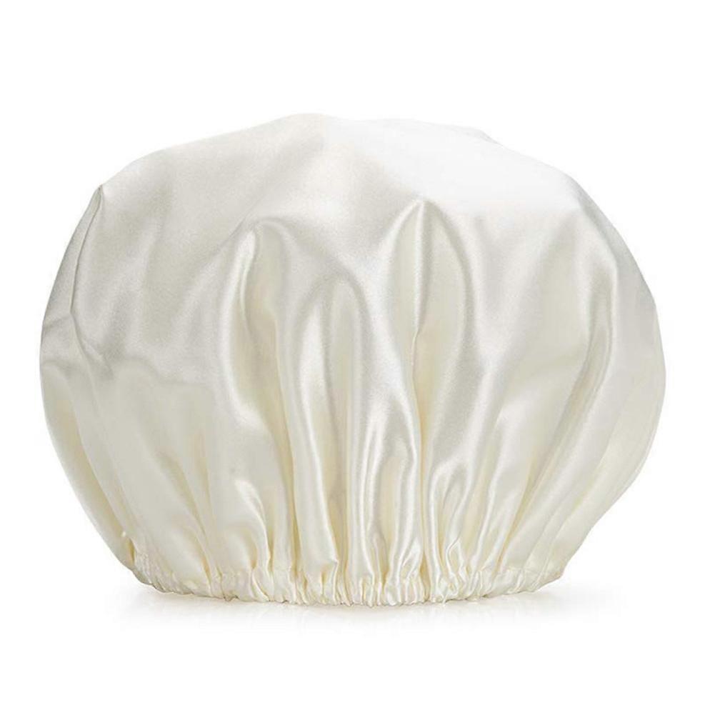 Shower Caps Waterproof Shower Cap Reusable Washable Hair Cap Swimming Cap Double Layer for Salon Spa Travel