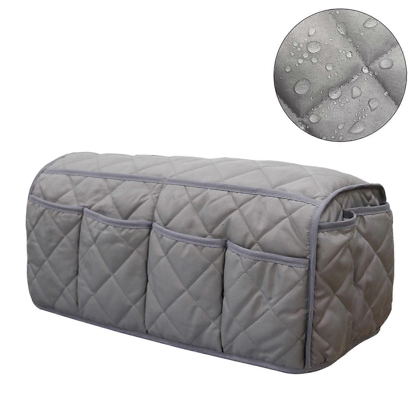 Sofa Arm Storage Bag | 14 Pockets Sofa Armrest Organizers for Cell Phones, Remotes, Magazines, Books | Durable Bedside Storage