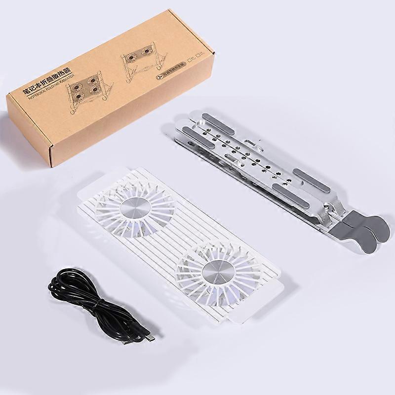Metal Aluminum Bracket High Speed Silent Fan for Notebook Cooling Foldable small Computer Bracket Movable Radiator