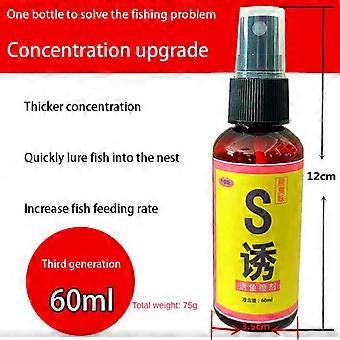 10/5/3/1PCS 60ml Aqueous Solution Fish Bait For Wild Fishing Crucian Carp Bait Nest Material Opening