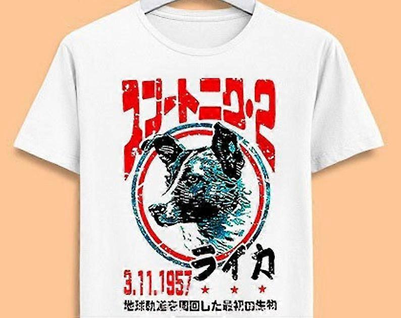 Laika Space Astronaut Dog Japanese Funny Unisex Men Women Gift