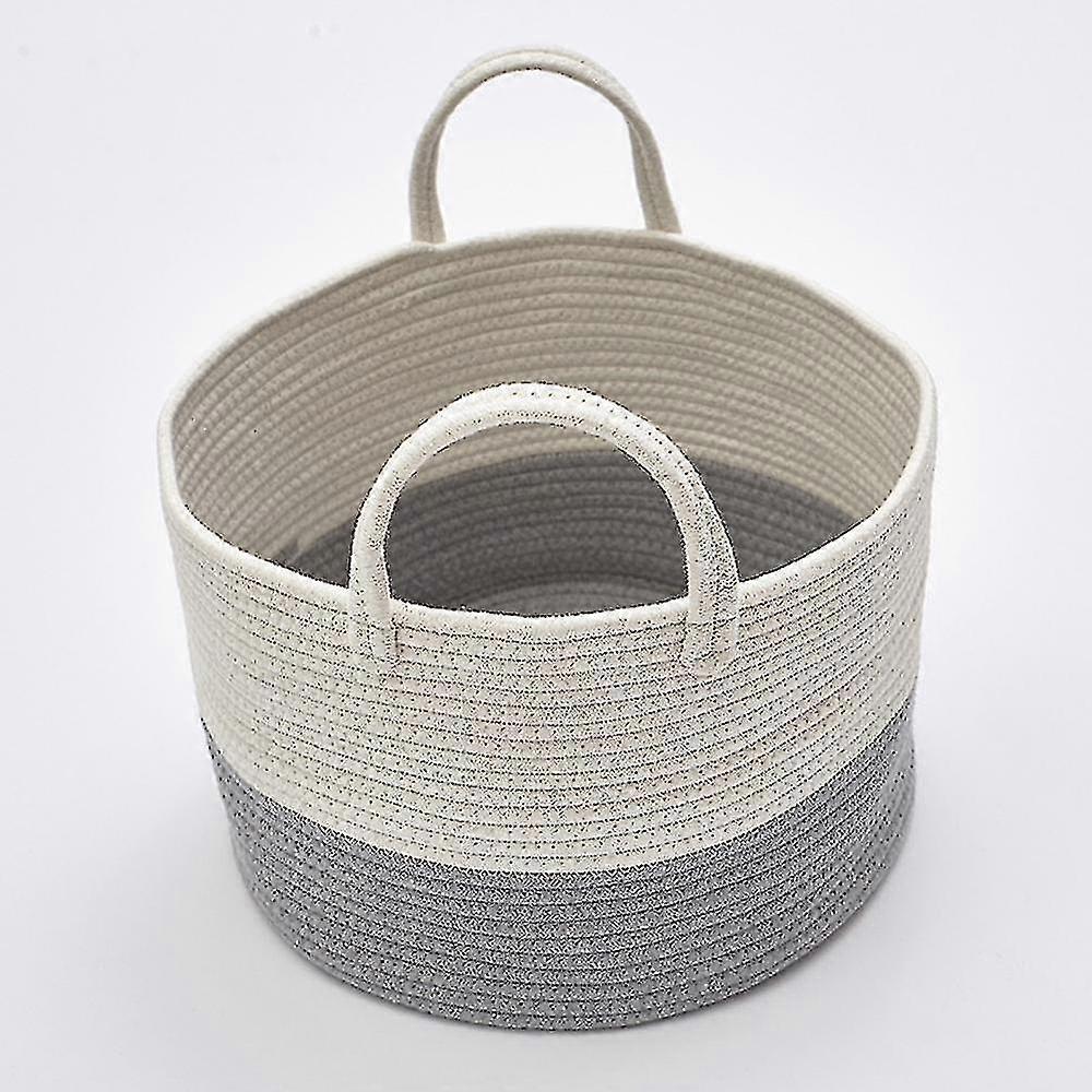 Corde tissée en coton panier à linge