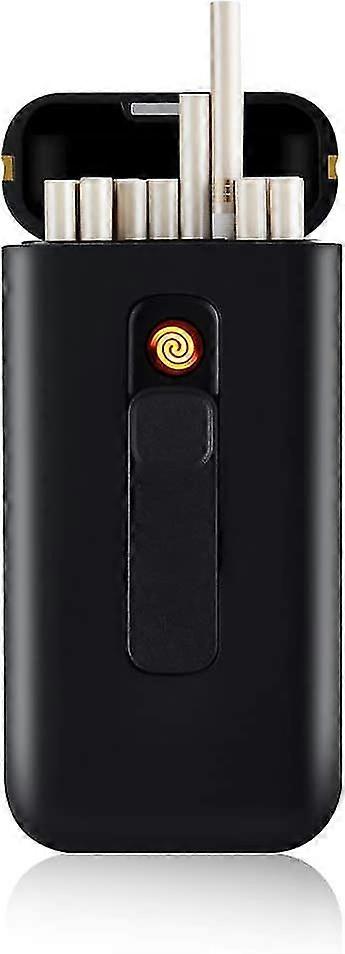Portable 2-en-1 Rechargeable Flameless Cigarette Case