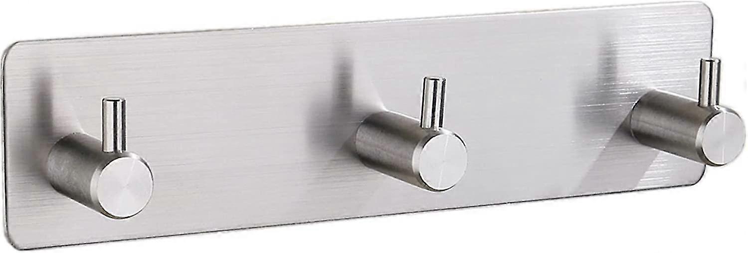 Adhesive Hooks Heavy Duty Wall Hooks Sus 304 Rust Proof Sticky Hook 3 Hooks