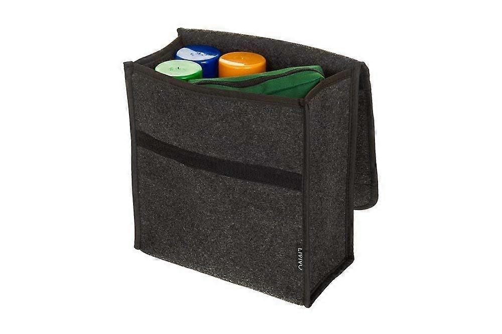 Universal Car Boot Organiser Storage Bag with Secure Fastening - Holds Tools Breakdown Emergency Travel Tidy Van Caravan (30*17*29cm)