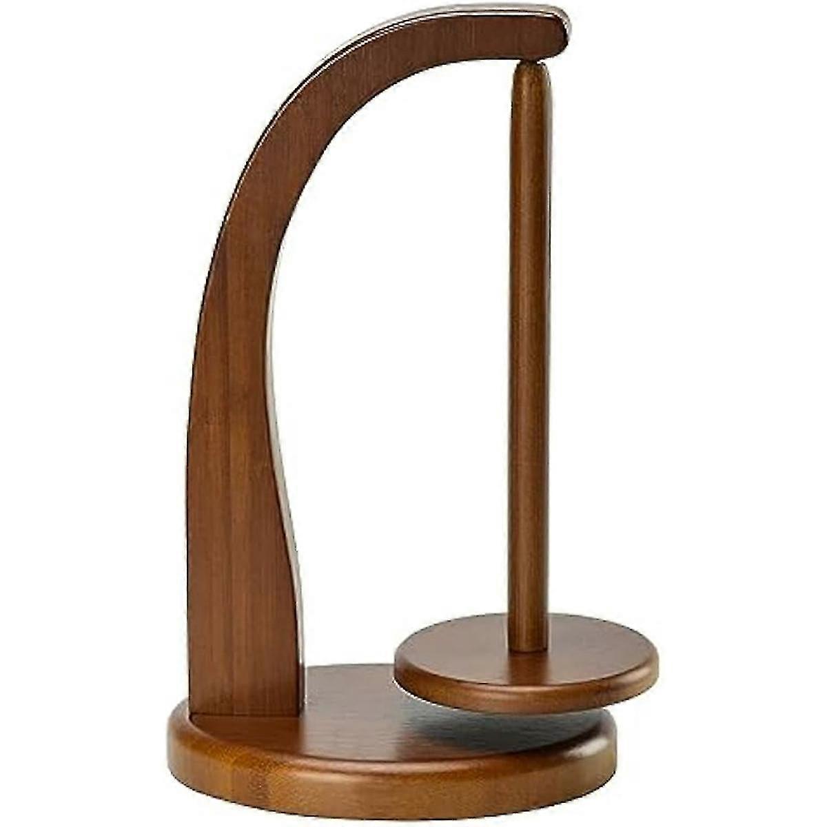 Suporte de fio compatível com tricô e crochê, crochê compatível com amantes de tricô, girador de fio de madeira compatível com crochê