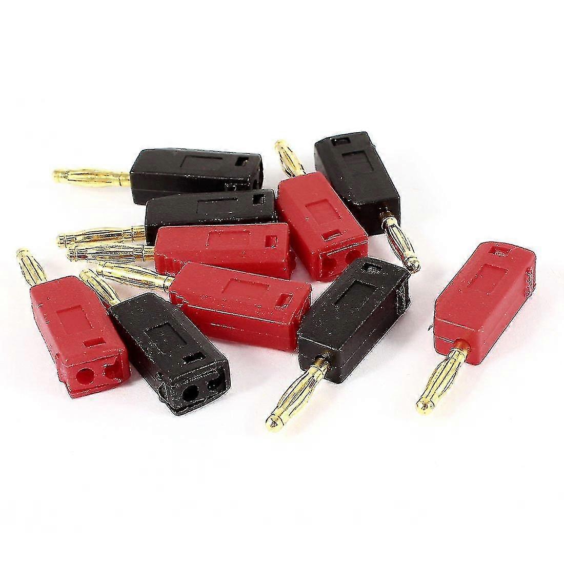 Speaker Wire Cable 2 Mm Banana Plug Connection 10 Sheets Bla