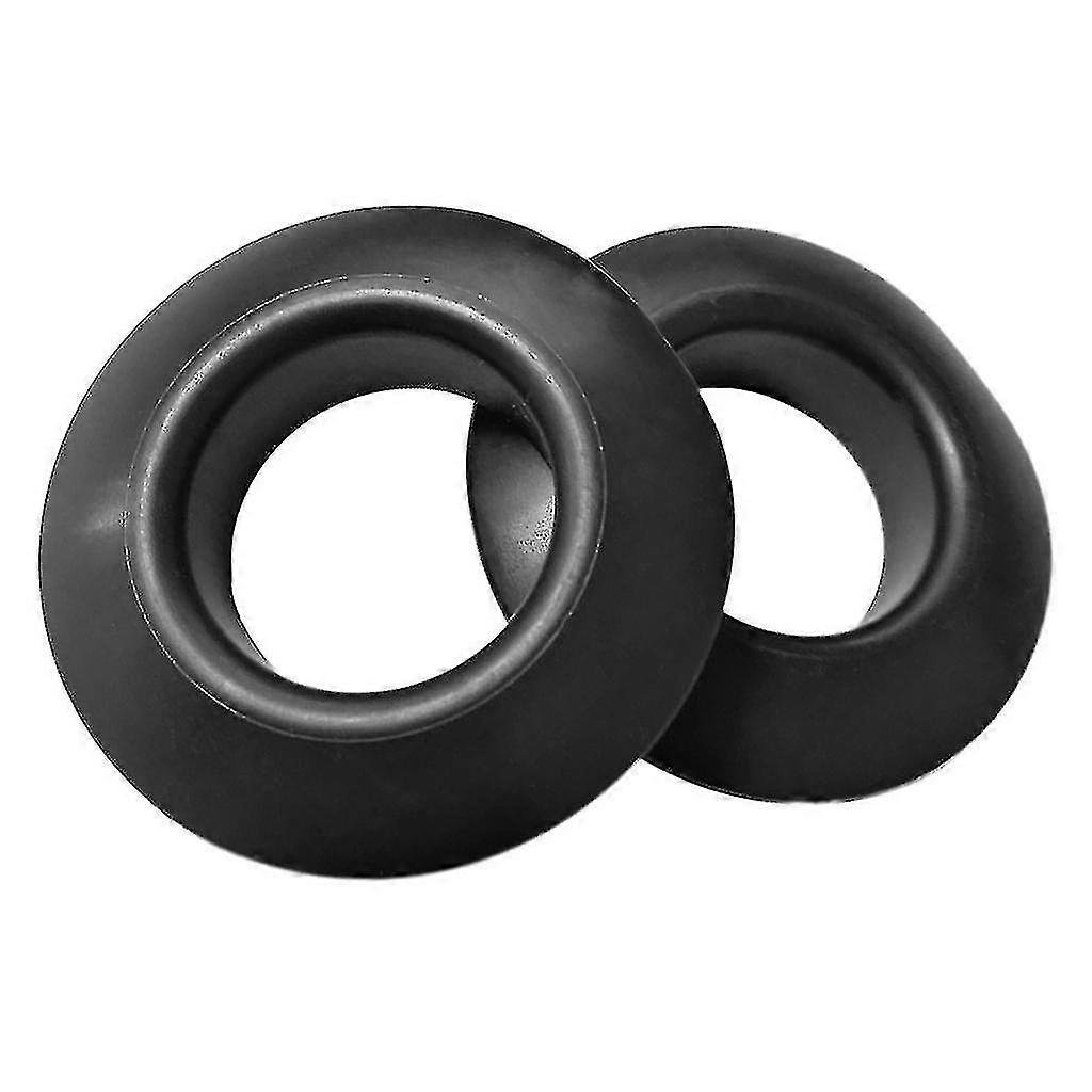 2 Pieces Black Rubber Kayak Paddle Drip Rings Universal For Kayak And Canoe Paddles