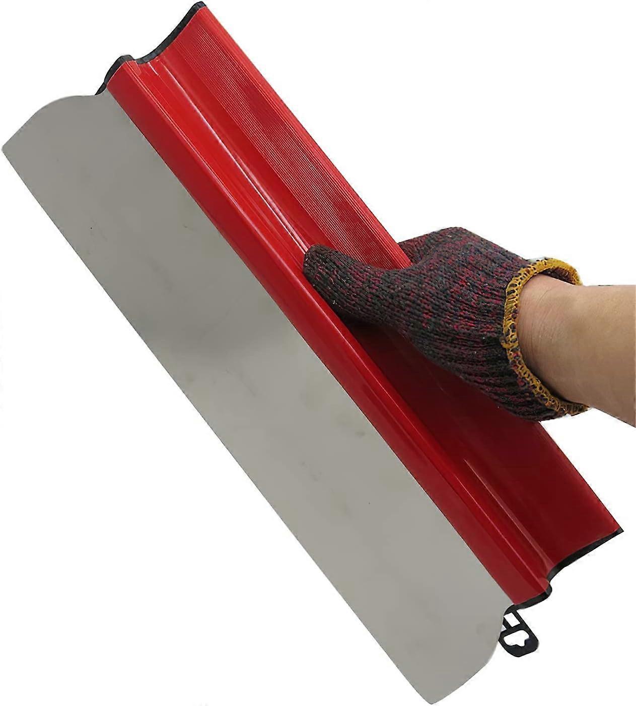 Drywall Spatula Tool, Drywall Smoothing Spatula with Z-Shaped Handle Smooth Wall Plastering Blade Cement and Concrete Finishing Spatula Tool