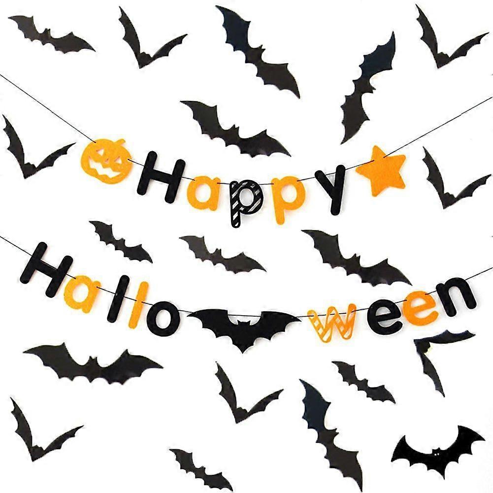 Bats Wall Decor,Bat Halloween Decoration