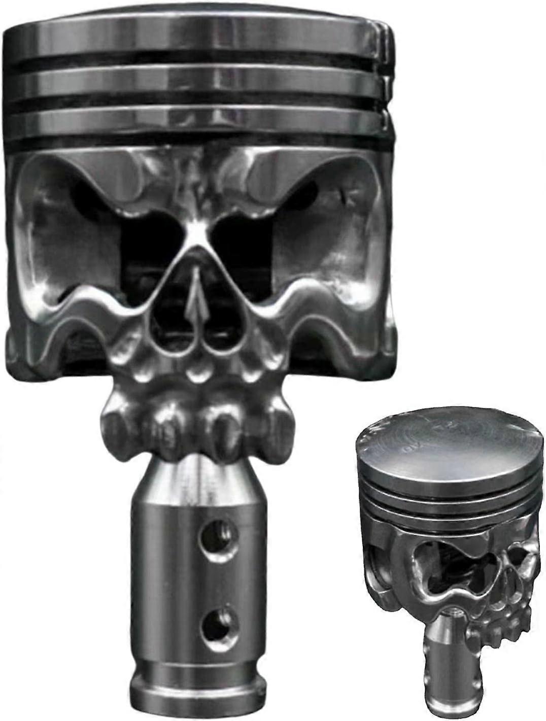Skull-shaped shift knob, compatible with most manual transmission vehicles