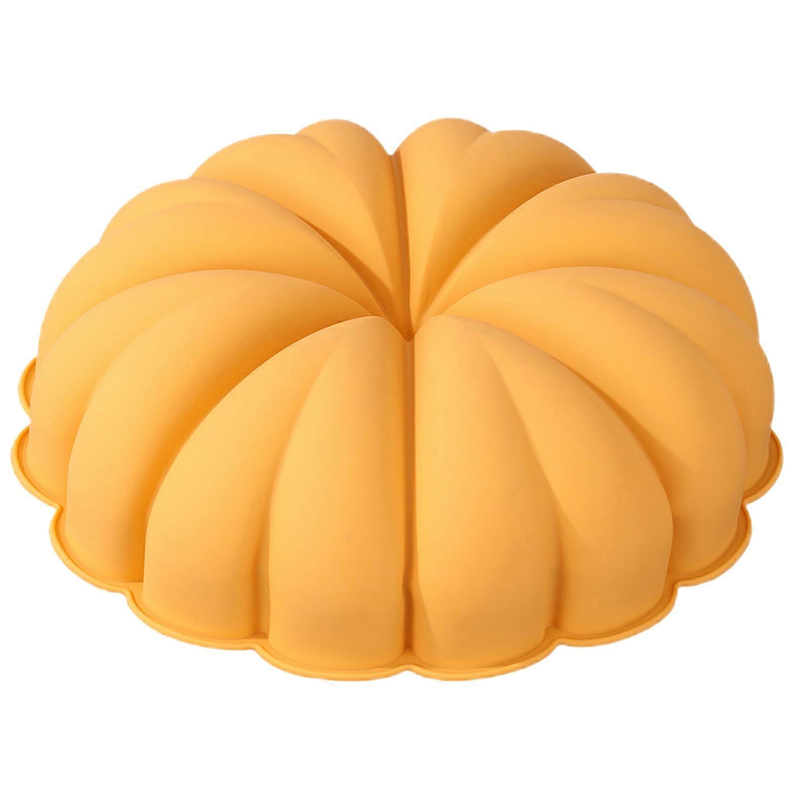 Halloween Pumpkin Cake Pan Easy Release Non-Stick Convenient to Clean Food-grade Kitchen Silicone Cake Mold