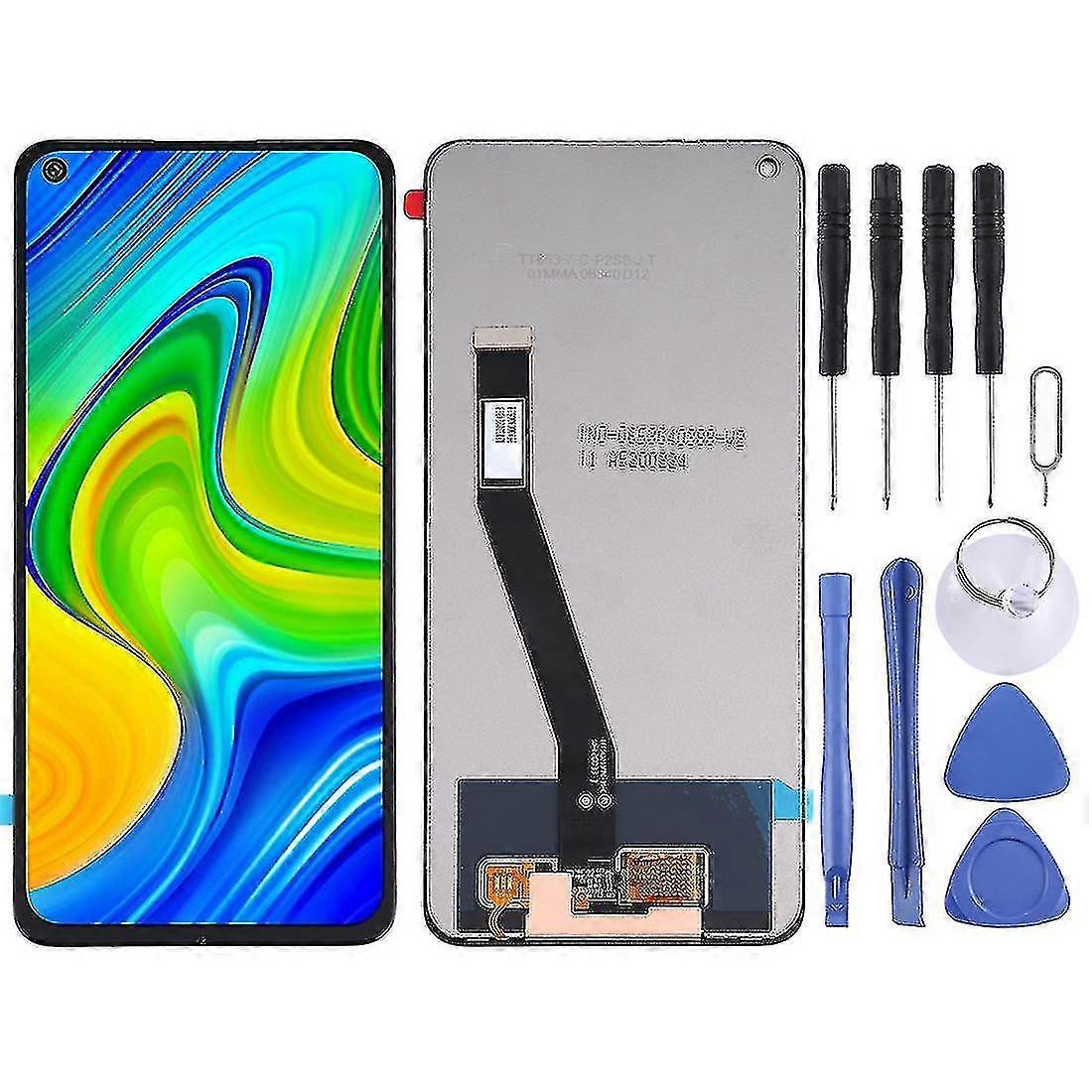 Tft Lcd Screen For Xiaomi Redmi Note 9 / Redmi 10x 4g With Digitizer Full Assembly (black)