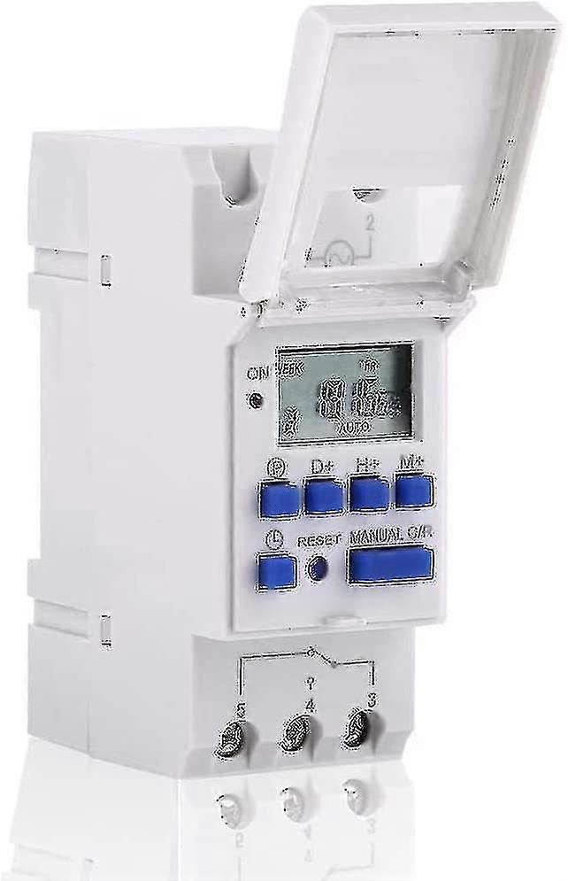 Timer digitale Lcd, timer digitale programmabile Display LCD Interruttore orario programmabile settimanale Timer Relè 16on 16off Timer (220v)