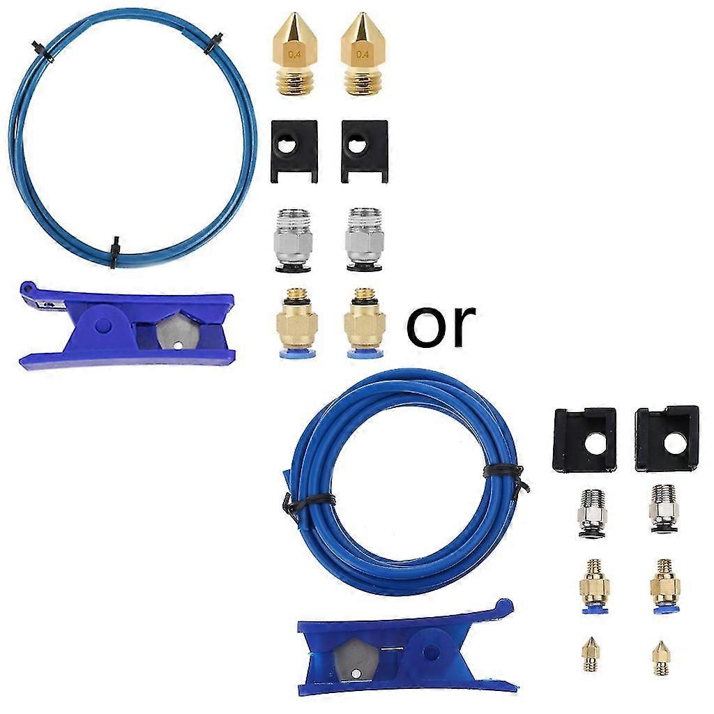 Capricorn Bowden Tubing 2m Ptfe Tube Cutter, Pneumatic Fittings And Mk8 Socks