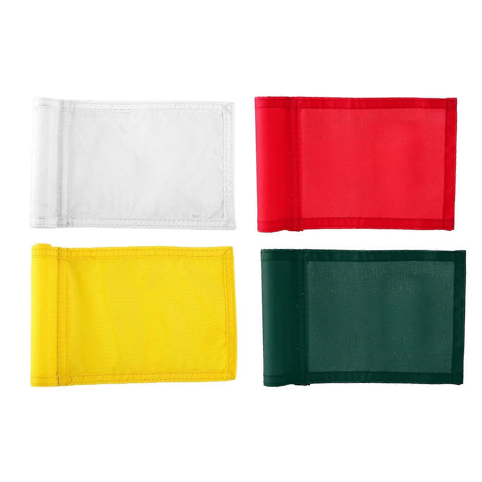 Golf Hole Pole Cup Flags Putting Green Flags Marker Pin Flags 4 Colors